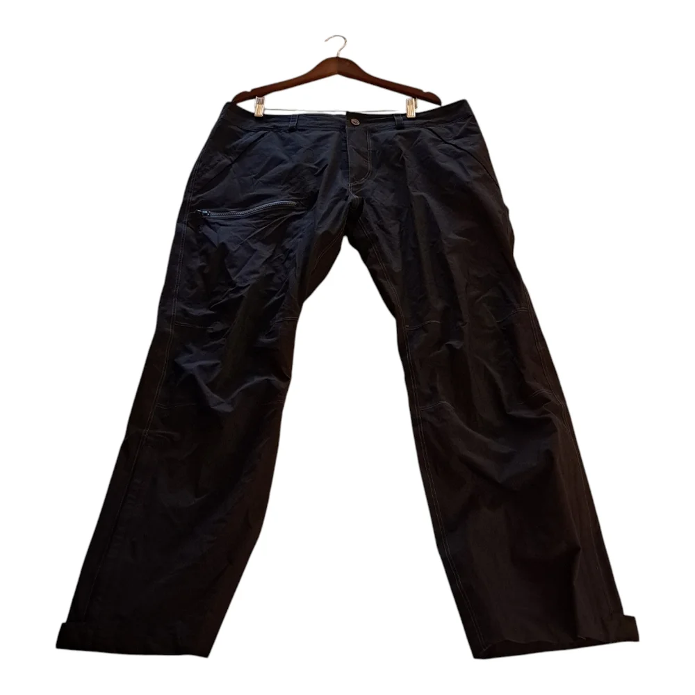 KUHL Mens Jetstream Rain Pant 40x32 Performance Waterproof 100% Nylon Ankle Zip - Picture 2 of 11